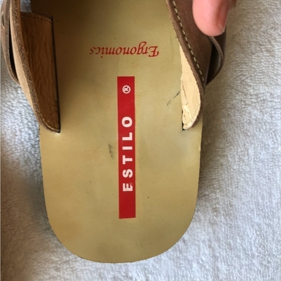 Estelio mens ergonomic sliders slip on sandals. Size 42? - Picture 5 of 8